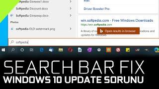 Windows 10 Search Bar Not Typing  Arama Kutucuğuna Yazılamıyor  FIX