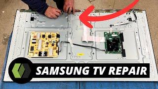 Samsung 55 LED TV Not Working - No  Half Backlights - UN55AU8000 - UA55AU8000 - UE55AU8000