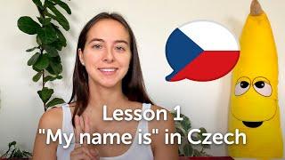 How to introduce yourself in Czech - Czech lesson #1 using my TLE method