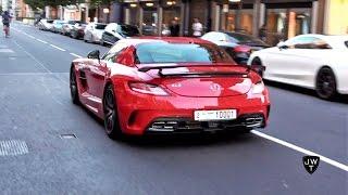 Supercars in London Part 24 - SLS AMG Black Series Purple AMG GT S & More