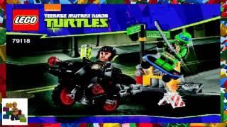 LEGO Instructions - Ninja Turtles ™ - 79118 - Karai Bike Escape