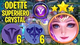 Magic Chess 3 Star Odette with SUPERHERO Crystal  6 ASTRO POWER and 6 SUPERHERO