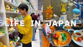 Vlog Daily Life In japan I went to the Pokemon Center and was healed.