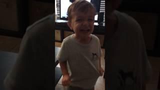 3 year old learned to fart 