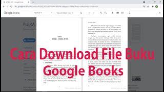 Cara Download Buku Di Google Books