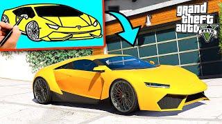 ВСЁ ЧТО Я НАРИСУЮ - ПОЯВЛЯЕТСЯ в GTA 5 Моды ГТА 5