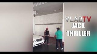 Jack Thriller Runs Up on 40 Glocc in Vegas Parking Lot