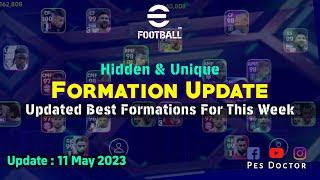 Hidden & Unique Formation Update With Playstyle Guide  eFootball 2023 Mobile