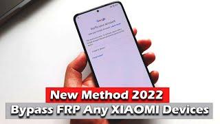 New Method 2022  Bypass Google Account Any XIAOMI Devices 2023