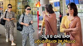 See How Samantha Shows her Attitude Towards Rashmika Mandanna at Mumbai Airport  Friday Culture