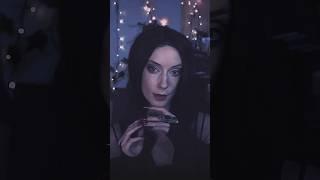 ASMR Would Morticia Make A Good Makeup Artist?  CLICK TITLE FOR FULL VID #asmr ⁠⁠#shorts