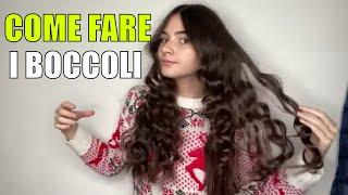 COME FARE I CAPELLI CON I BOCCOLI - MARGHE LETTERA