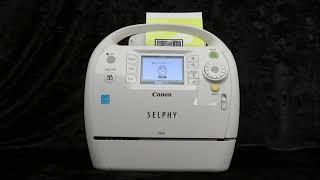 Canon Selphy ES30 Printing