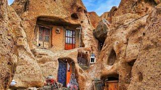 Rocky and stone village in Iran Kandovan