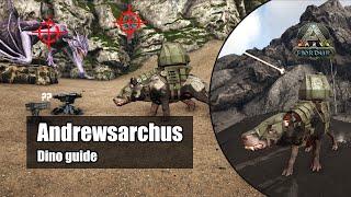 Andrewsarchus guide  PVP Tested explained basics counters turret mode  ARK Survival Evolved