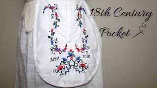 Making an 18th Century Embroidered Pocket