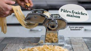 RECETTE  Pâtes fraîches maison avec ou sans laminoir