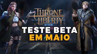 THRONE AND LIBERTY LIBEARADO PRE REGISTRO PARA O TESTE BETA EM MAIO