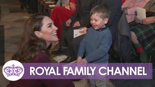 Kate Greets Guests at Carol Service She Organised for the Late Queen