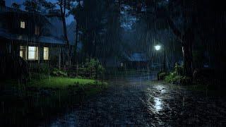 Sleep Soundly with Rain and Thunderstorm in Calm Night  PTSD Tinnitus