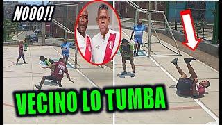 TERRIBLE CHOQUE TUMBAN A PUMA CARRANZA Y SE ARMA LA PICONERIA. FUTSAL