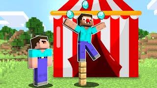 ПРО КЛОУН РАССМЕШИЛ НУБА В ЦИРКЕ МАЙНКРАФТ  НУБИК И ТРОЛЛИНГ ЛОВУШКА MINECRAFT