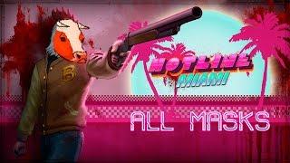 Hotline Miami ALL MASK LOCATIONS AND EFFECTS