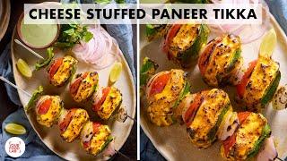 Cheese Stuffed Paneer Tikka  Paneer Gulistani Tikka  चीज़ स्टफ्ड पनीर टिक्का  Chef Sanjyot Keer