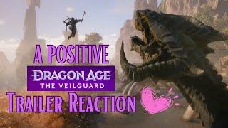 A POSITIVE Dragon Age The Veilguard  Official Reveal Trailer Reaction
