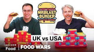 US vs UK @MrBeast Burger  Food Wars  Insider Food