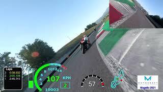 Mugello Circuit with Motocraft Sept  2021. Onboard S1000RR 204.9