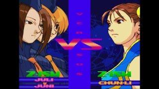 Street Fighter Zero 3 - Juli & Juni Dramatic Battle Original Course