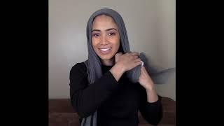 SUPER QUICK AND EASY CRINKLE HIJAB TUTORIAL