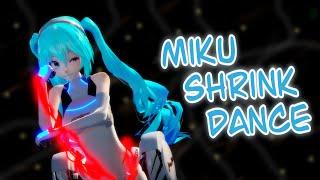 MMD Size Dance Shrinking Miku - Nekomimi Switch