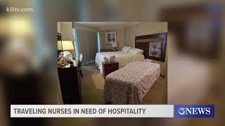 Massage therapist creates spa for traveling nurses helping Corpus Christi hospitals