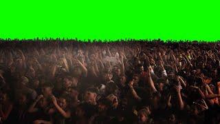 2 Concert Crowd Green Screen Background Effects Video Footage FREE