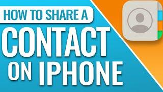 How To Share Contact On iPhone