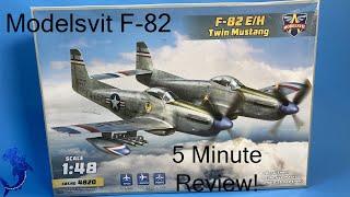 ModelSVIT F-82 Twin Mustang 148 scale  5 Minute Review