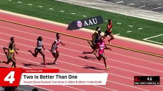 AAU Junior Olympic Games Top Ten Performances