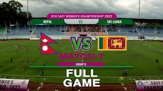 Nepal VS Srilanka 6-0  SAFF WOMEN CHAMPIONSHIP  FULL GAME  AP1HD