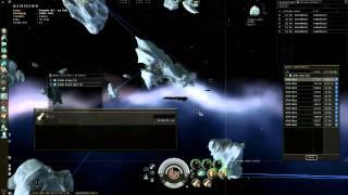 EVE Online Mining Ships Part 44 Ice Miner - Hulk Refining Ore & Ice