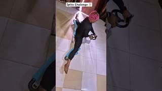 Split Challenge. Flexibility check  #art #great #split #shortvideo #wow #yoga #contortion #shorts