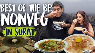 We found the Best Surti Barahandi 12 Handi  Bheja  Chicken Khawsa Mutton Paratha  Street Food