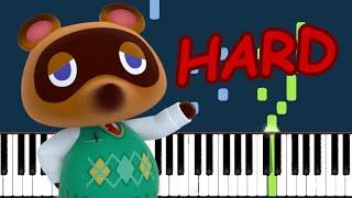 Animal Crossing New Leaf Theme - HARD Piano Tutorial - Synthesia