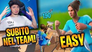 E COSI FORTE che ENTRA SUBITO nel TEAM BENVENUTO BESTIAPROVINI FORTNITE EX