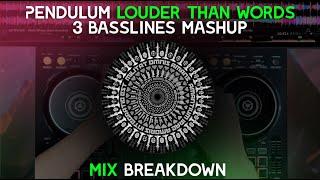 【DDJ 400】Pendulum - Louder than words 〖3 Basslines Heavy Mashup〗 Mix Breakdown