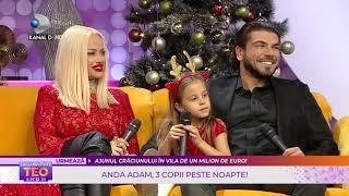 Teo Show - EXCLUSIV  Ana Adam logodnicul Joseph si fiica Evelin pentru prima data impreuna la TV