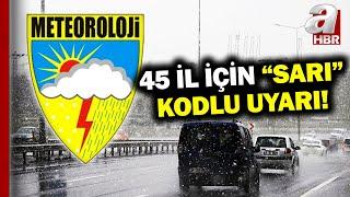 Meteoroloji İstanbul İçin Saat Verdi Yağış Ne Zamana Kadar Sürecek?   A Haber
