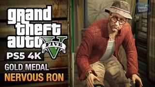 GTA 5 PS5 - Mission #21 - Nervous Ron Gold Medal Guide - 4K 60fps