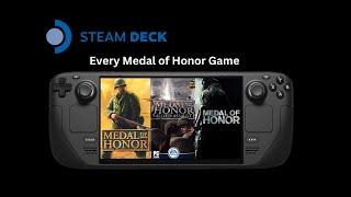 Every Medal of Honor game on the Steam Deck
